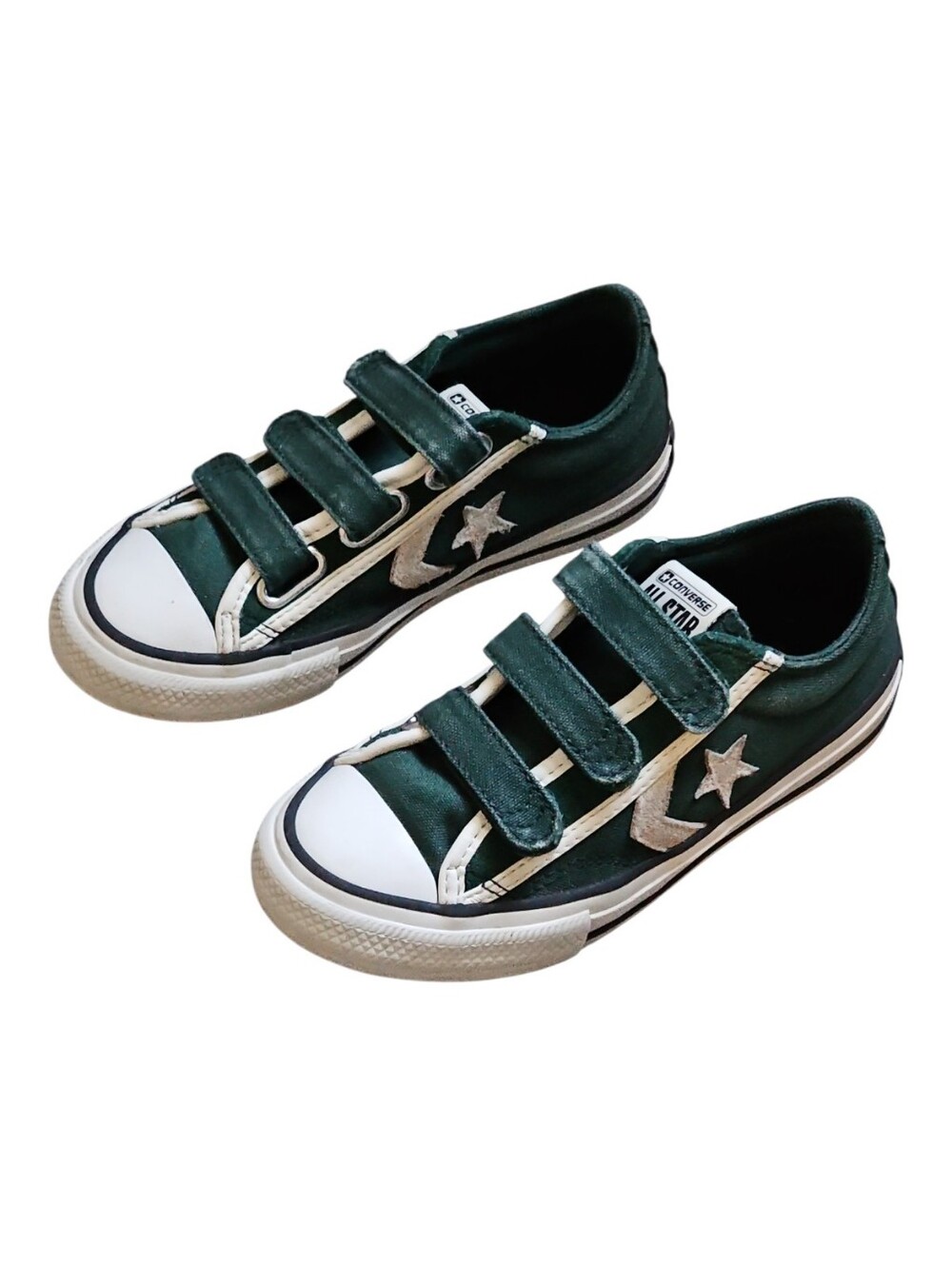 Converse Star Player 76 Easy-on Luxe Low Top Sneakers Shoes. Kids 13